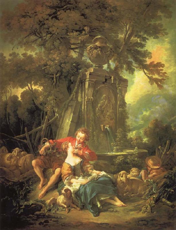 Francois Boucher An autumn Pastoral